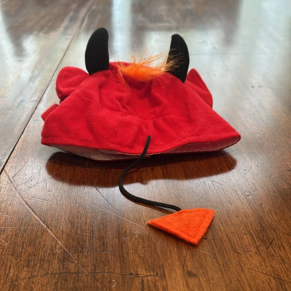 Halloween Red Devil Costume Set for Pets